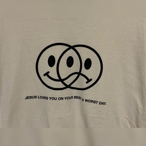 Jesus Loves You On Your Best & Worst Day Graphic Tee - Picture 3 of 3
